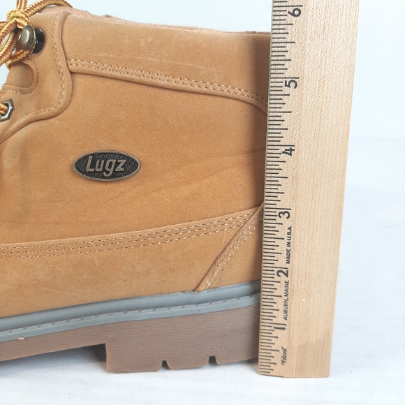 🔥Lugz Mantle Mid Boots in Golden Wheat Men's Size 11.5 Faux Suede - Picture 11 of 11